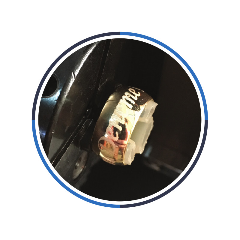 Entina CNC Alyans Künye Yazı Yazma Makinesi Entina CNC Alyans Künye Yazı Yazma Makinesi