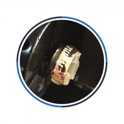 Entina CNC Alyans Künye Yazı Yazma Makinesi Entina CNC Alyans Künye Yazı Yazma Makinesi